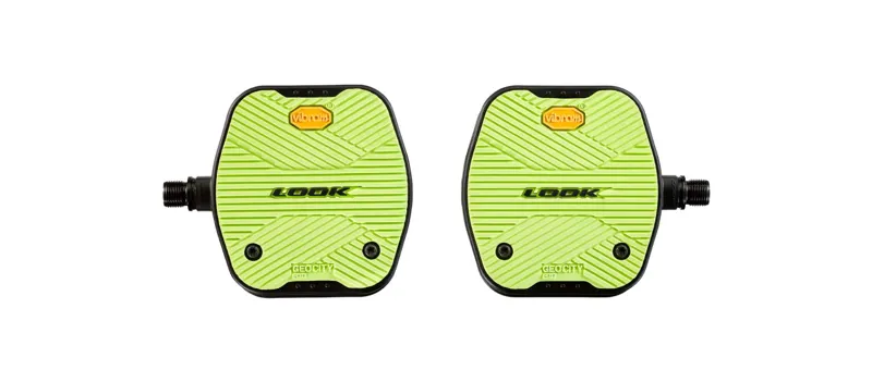 Look Geo City Grip Flat Pedals in Green